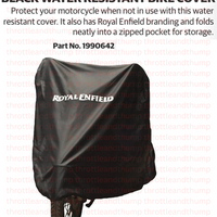 Black Water Resistant Bike Cover fit for Royal Enfield Super Meteor 650