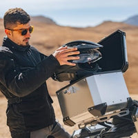 Silver Adventure Top Box fit for Royal Enfield Bear 650