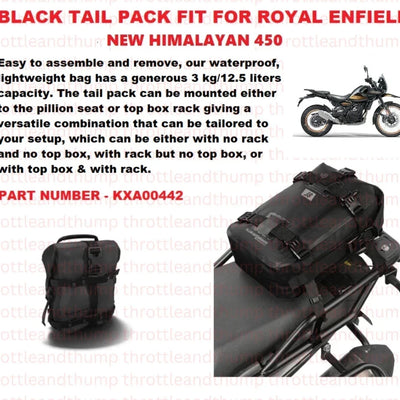 Black Tail Pack fit for Royal Enfield Himalayan 450