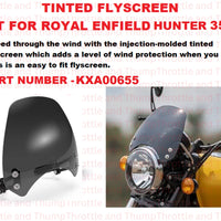 Tinted Flyscreen fit for Royal Enfield Hunter 350