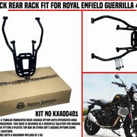 Black Rear Rack fit for Royal Enfield Guerrilla 450