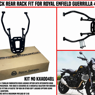 Black Rear Rack fit for Royal Enfield Guerrilla 450