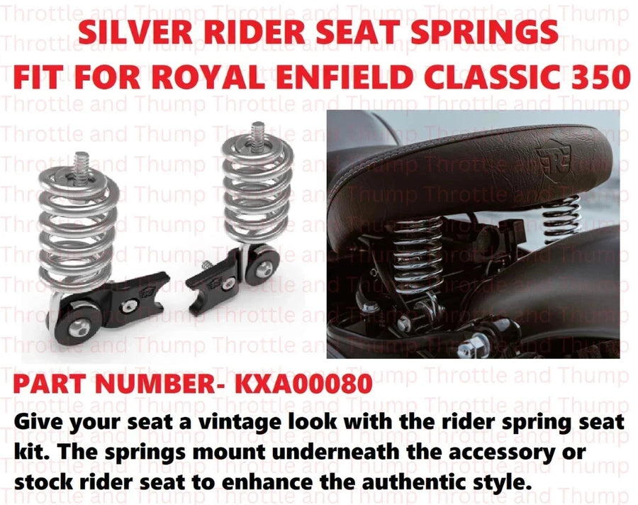 Silver Rider Seat Springs fit for Royal Enfield Classic 350