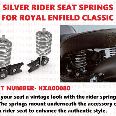 Silver Rider Seat Springs fit for Royal Enfield Classic 350