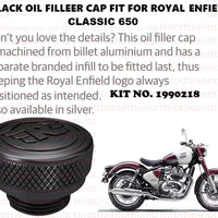 Black Oil Filler Cap fit for Royal Enfield Classic 650