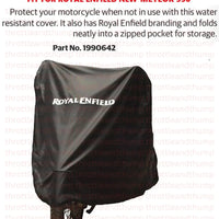 Black Water Resistant Bike Cover fit for Royal Enfield Meteor 350
