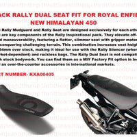 Black Rally Dual Seat fit for Royal Enfield Himalayan 450