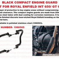 Black Compact Engine Guards fit for Royal Enfield Interceptor 650