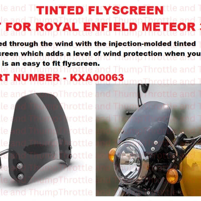Tinted Flyscreen fit for Royal Enfield Meteor 350