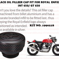 Black Oil Filler Cap fit for Royal Enfield Interceptor 650