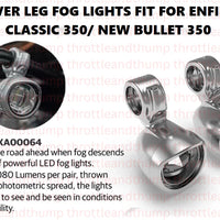 Silver Led Fog Lights fit for Royal Enfield Classic 350