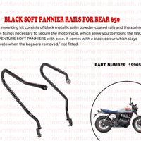 Black Soft Pannier Rails fit for Royal Enfield Bear 650