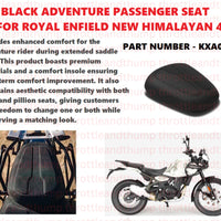 Black Adventure Passenger Seat fit for Royal Enfield Himalayan 450