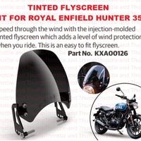 Tinted Flyscreen fit for Royal Enfield Hunter 350