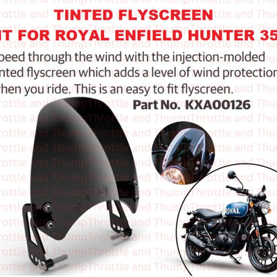 Tinted Flyscreen fit for Royal Enfield Hunter 350