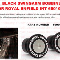 Black Swingarm Bobbins fit for Royal Enfield Continental GT 650