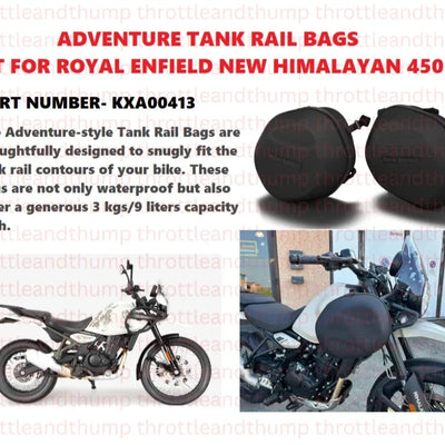 Adventure Tank Rail Bags fit for Royal Enfield Himalayan 450