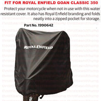 Black Water Resistant Bike Cover fit for Royal Enfield Goan Classic 350