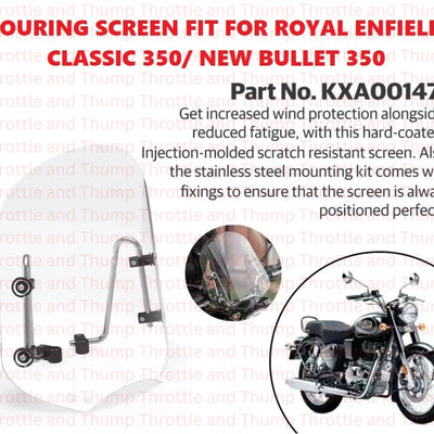 Touring Screen fit for Royal Enfield Classic 350