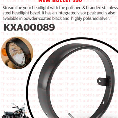 Black Aero Visor fit for Royal Enfield Bullet 350