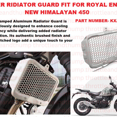 Silver Radiator Guard fit for Royal Enfield Himalayan 450