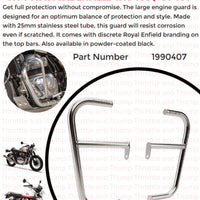 Silver Large Engine Guards fit for Royal Enfield Interceptor 650