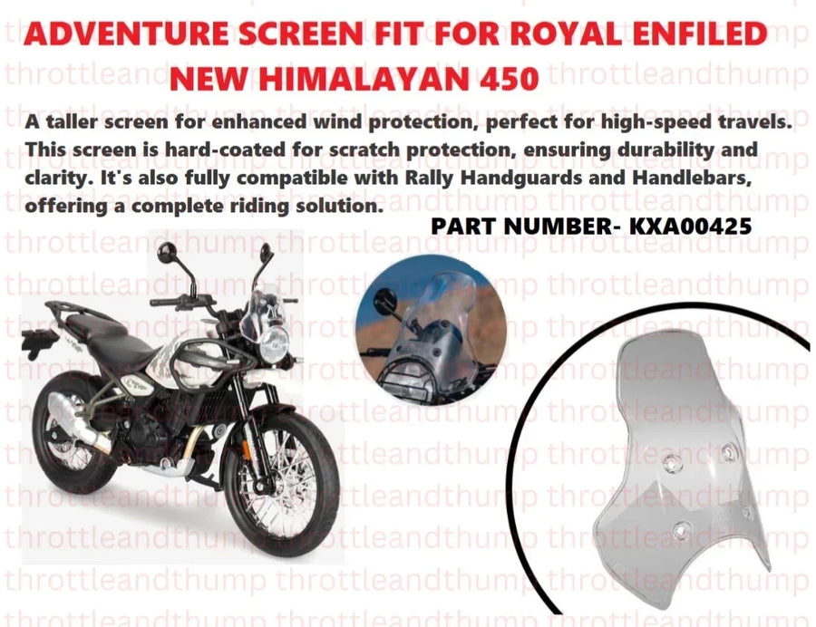 Adventure Screen fit for Royal Enfield Himalayan 450