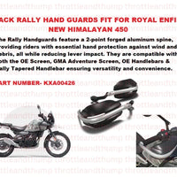 Black Rally Hand Guards fit for Royal Enfield Himalayan 450