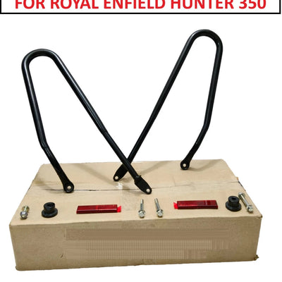 Black Soft Pannier Rails fit for Royal Enfield Hunter 350