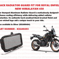 Black Radiator Guard fit for Royal Enfield Himalayan 450