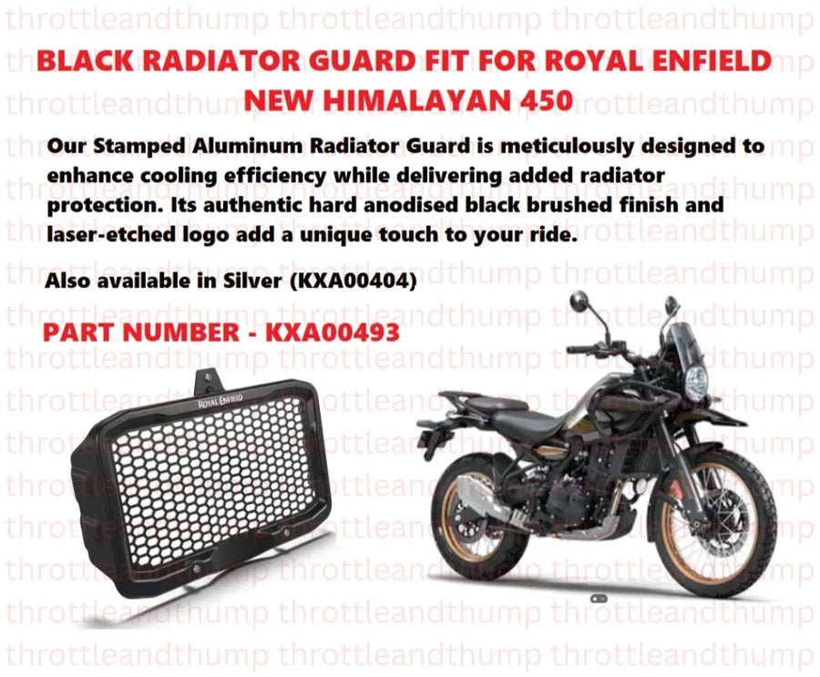 Black Radiator Guard fit for Royal Enfield Himalayan 450