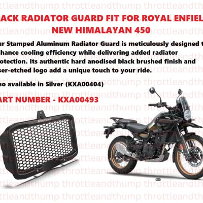 Black Radiator Guard fit for Royal Enfield Himalayan 450