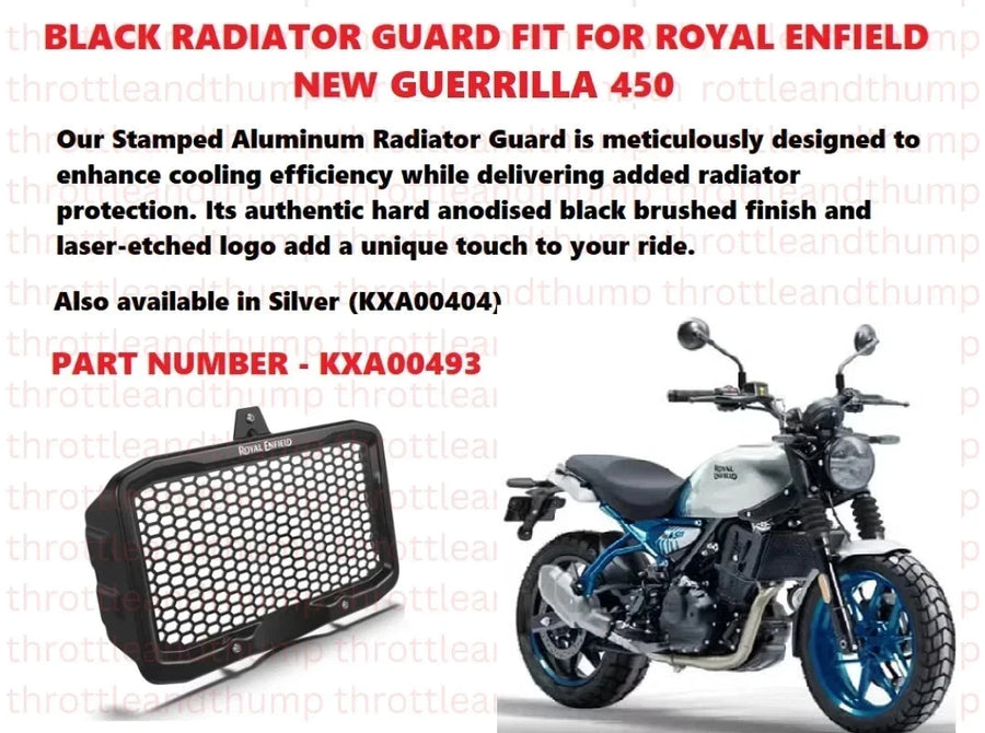 Black Radiator Guard fit for Royal Enfield Guerrilla 450