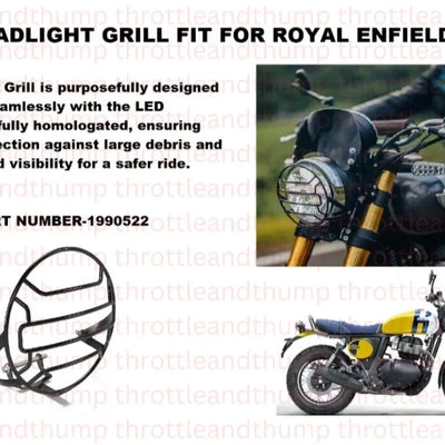 Black Headlight Grill fit for Royal Enfield Bear 650