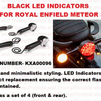 Black LED Indicators fit for Royal Enfield Meteor 350