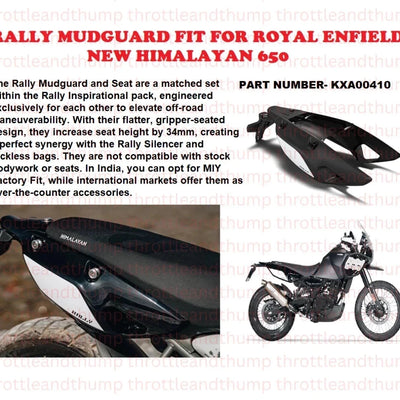 Rally Mudguard fit for Royal Enfield Himalayan 450
