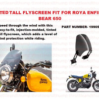 Tinted Tall Flyscreen fit for Royal Enfield Bear 650