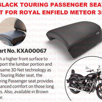 Black Touring Passenger Seat fit for Royal Enfield Meteor 350
