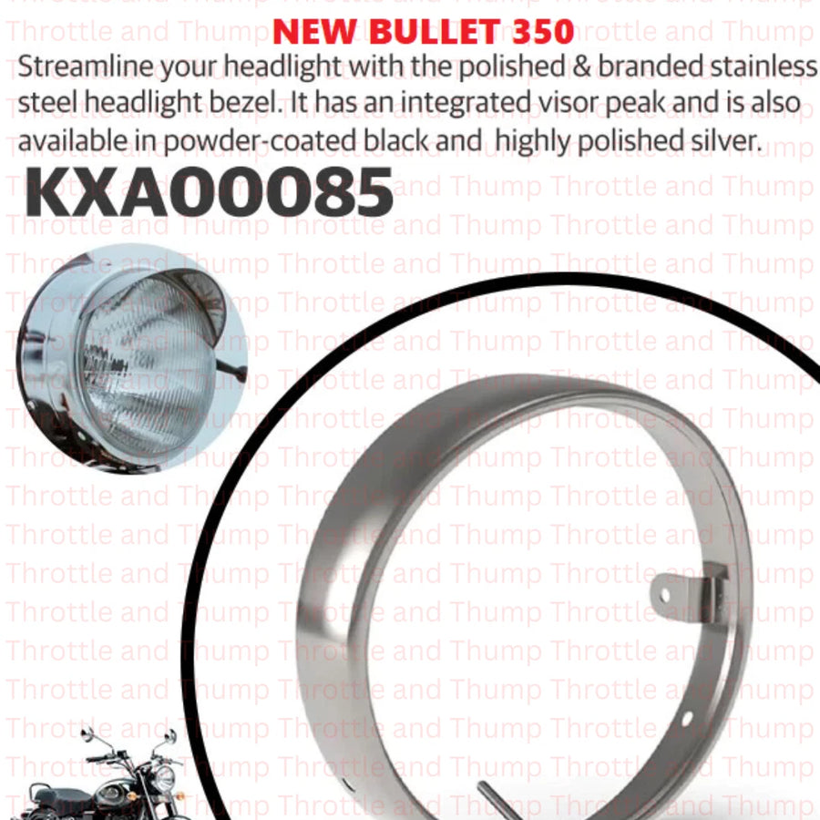 Silver Aero Visor fit for Royal Enfield Bullet 350