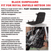 Black Sumpguard fit for Royal Enfield Meteor 350