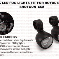 Black Led Fog Lights fit for Royal Enfield Shotgun 650