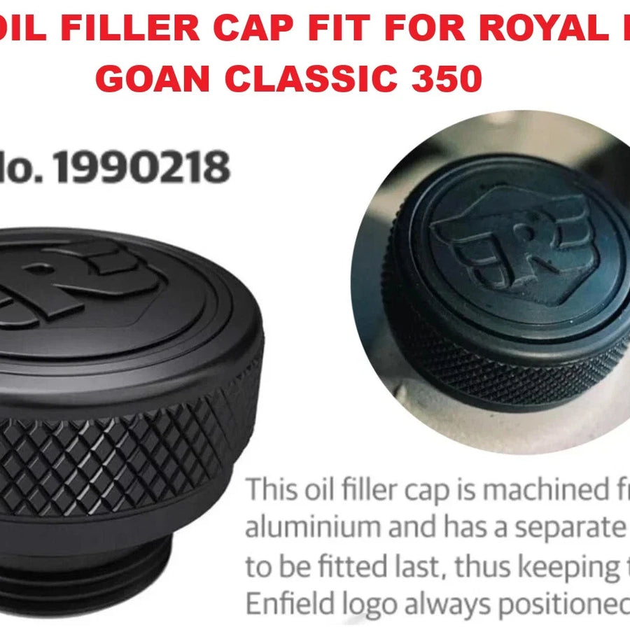 Black Oil Filler Cap fit for Royal Enfield Goan Classic 350