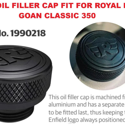 Black Oil Filler Cap fit for Royal Enfield Goan Classic 350