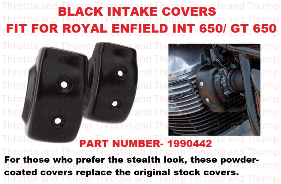 Black Intake Covers fit for Royal Enfield Interceptor 650
