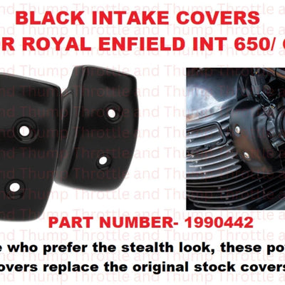 Black Intake Covers fit for Royal Enfield Interceptor 650