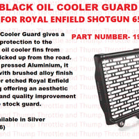 Black Oil Cooler Guard fit for Royal Enfield Shotgun 650