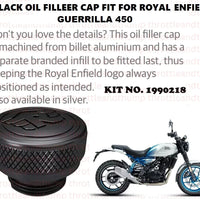 Black Oil Filler Cap fit for Royal Enfield Guerrilla 450