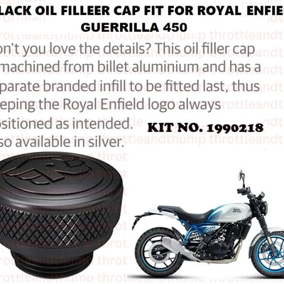Black Oil Filler Cap fit for Royal Enfield Guerrilla 450