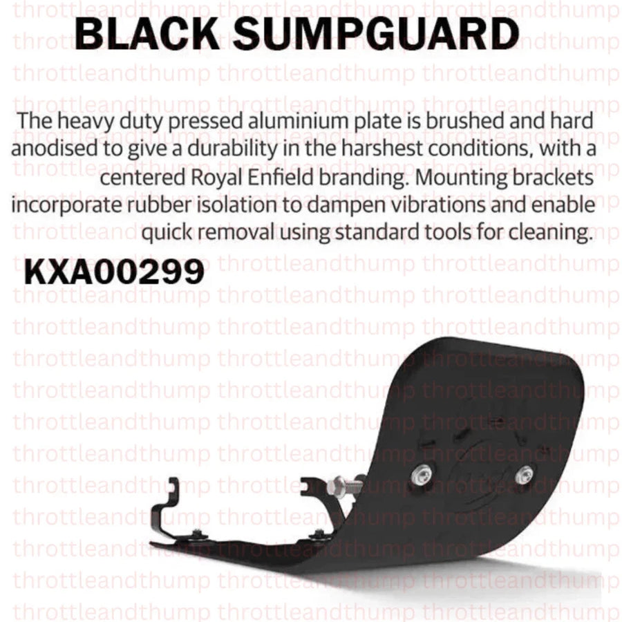 Black Sumpguard fit for Royal Enfield Classic 650