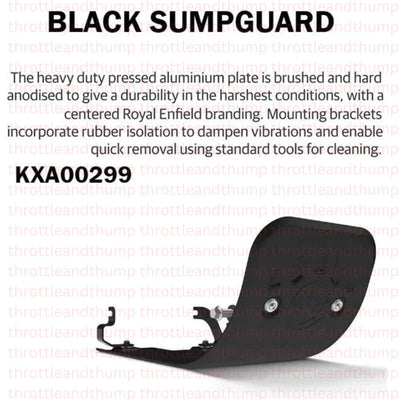 Black Sumpguard fit for Royal Enfield Classic 650